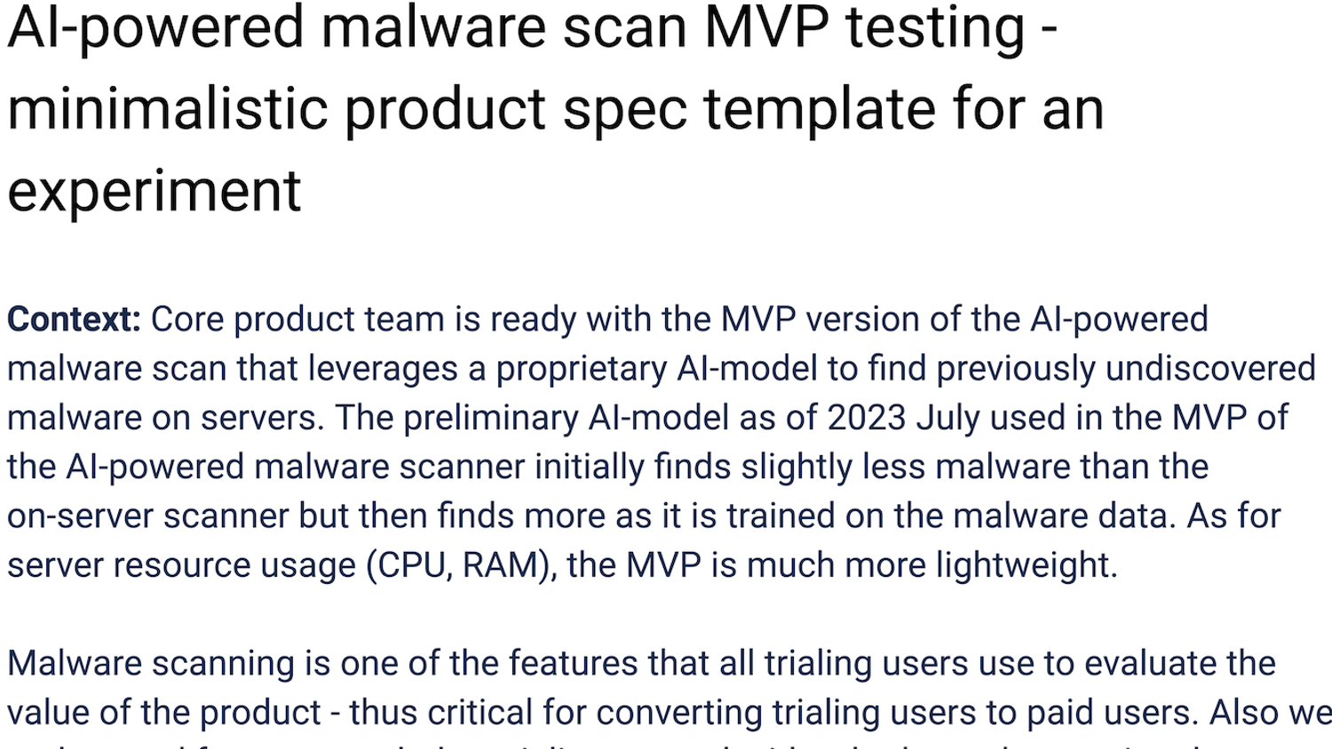 Minimum Viable Product (MVP) Templates and Examples - Reforge