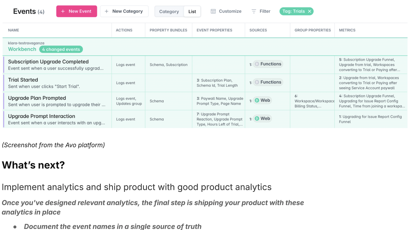 Metrics Framework Templates and Examples - Reforge