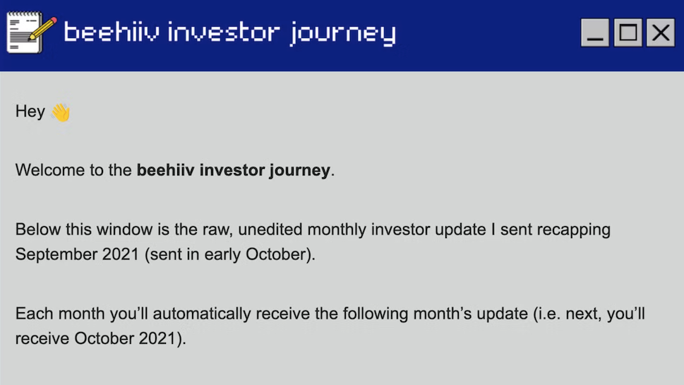 Investor Update Templates and Examples