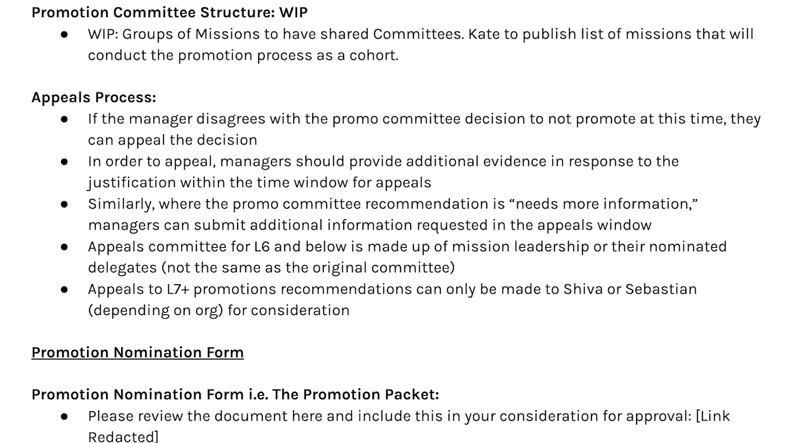 Promotion Process Templates and Examples - Reforge