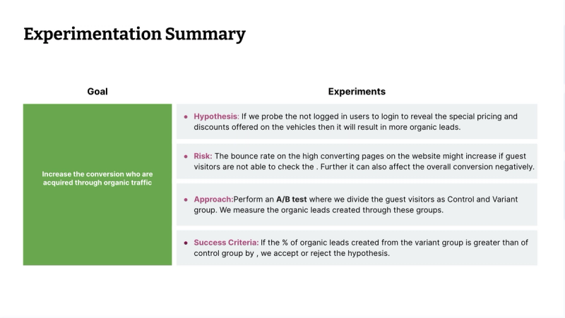 Experiment 548 Experiment Quality Scorecard at Delivery Hero