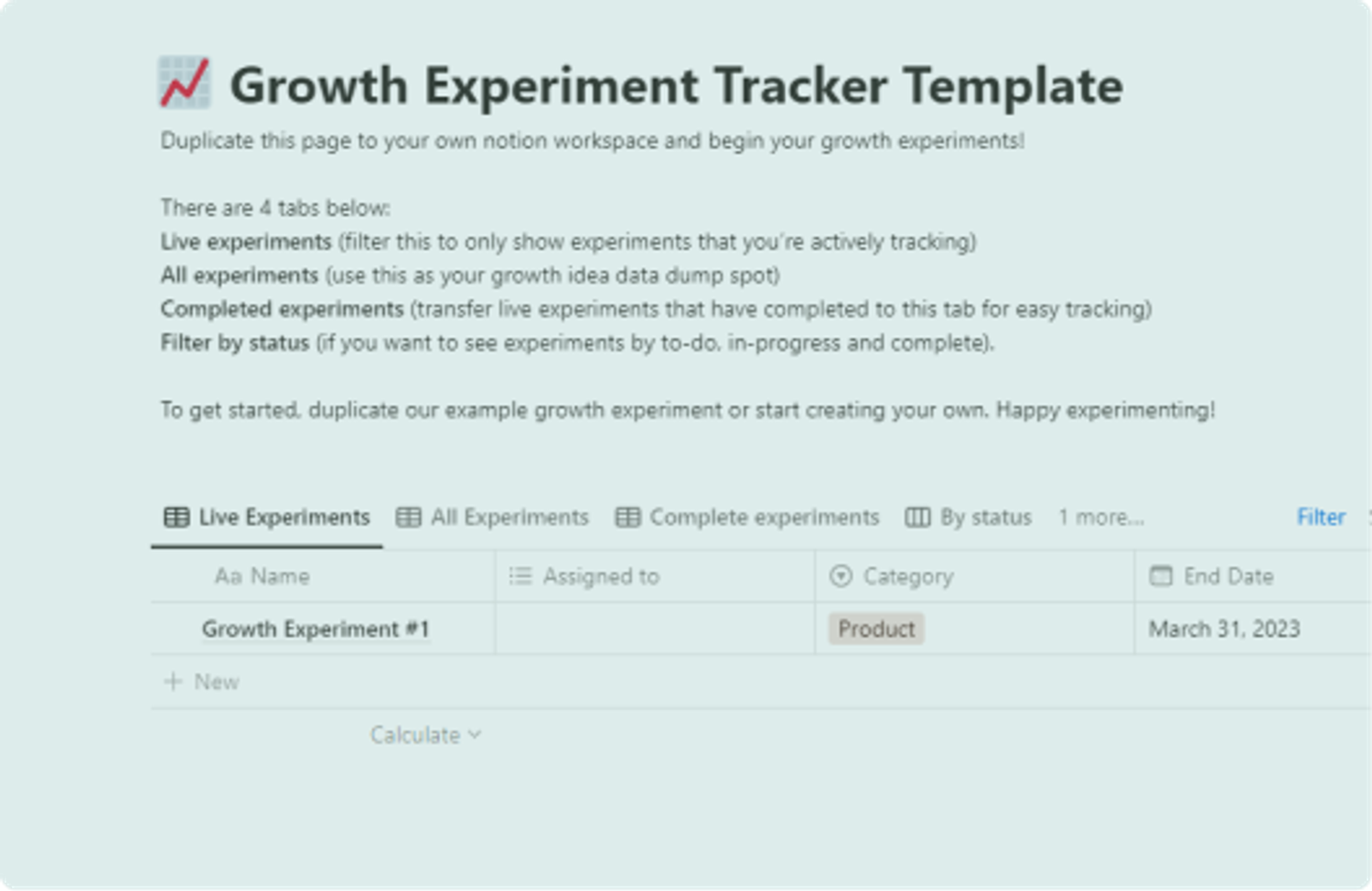 Hypothesis and Experiment Tracker at Vimeo