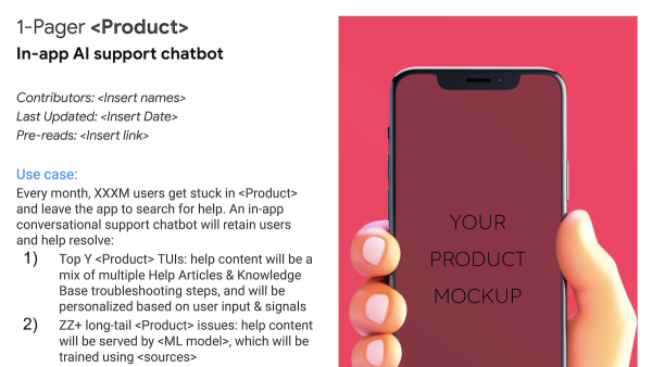Amazon One Pager Example One Pager Templates and Examples - Reforge
