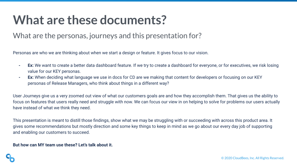 User Journey Presentation at CloudBees slide 7