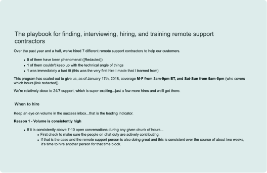 Customer Support Playbook Templates and Examples - Reforge