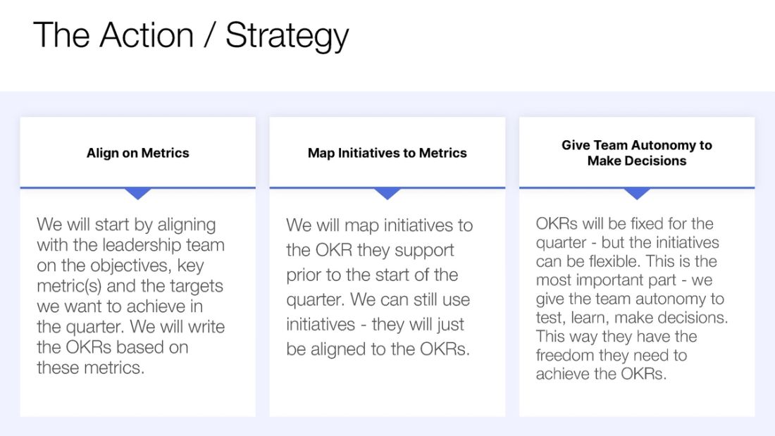 Okr Introduction OKR story structure at PandaDoc