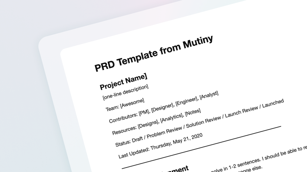 PRD Template From Reforge prd-template-from-reforge