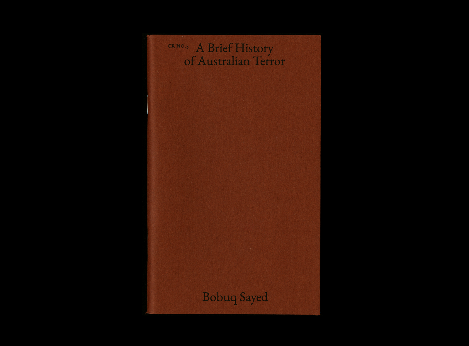 A Brief History 
of Australian Terror