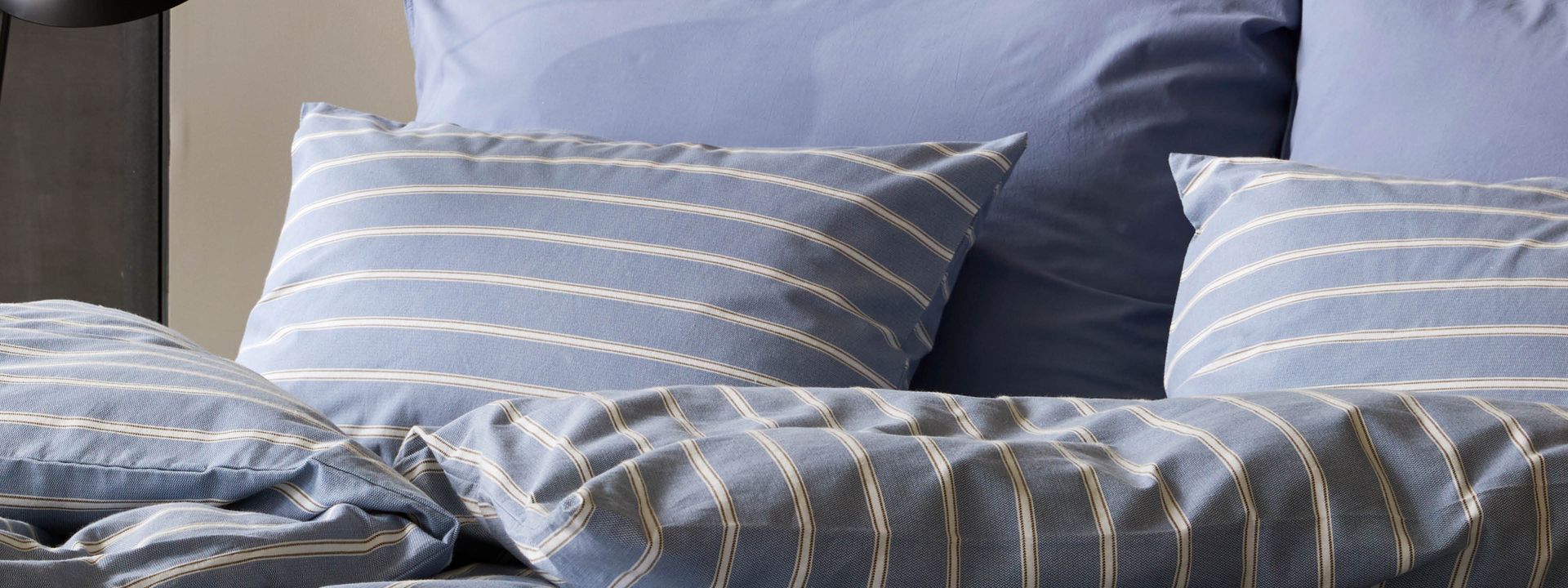 Stripete sengetøy
