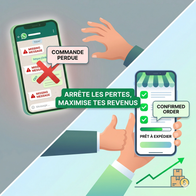 Pourquoi WhatsApp Tue Ton E-commerce en COD — Et Comment Ne Plus Rien Rater