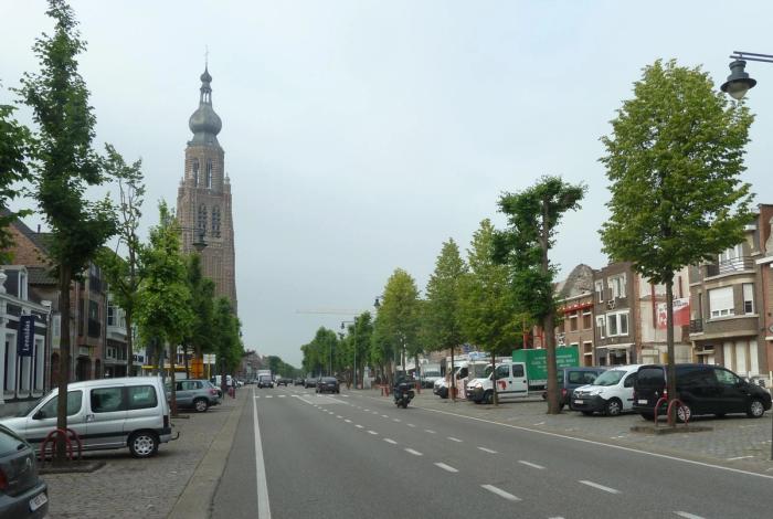 drukke straat