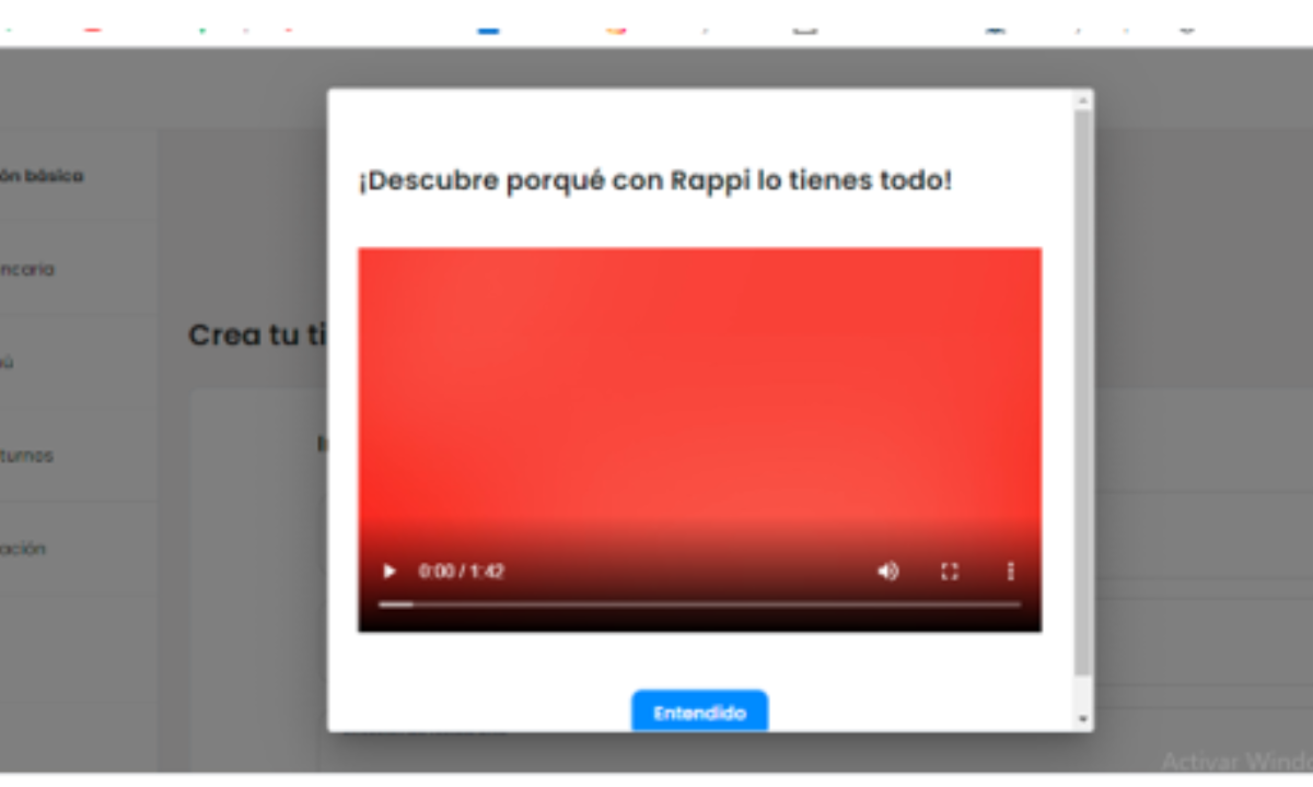 Onboarding Rappi Restaurantes