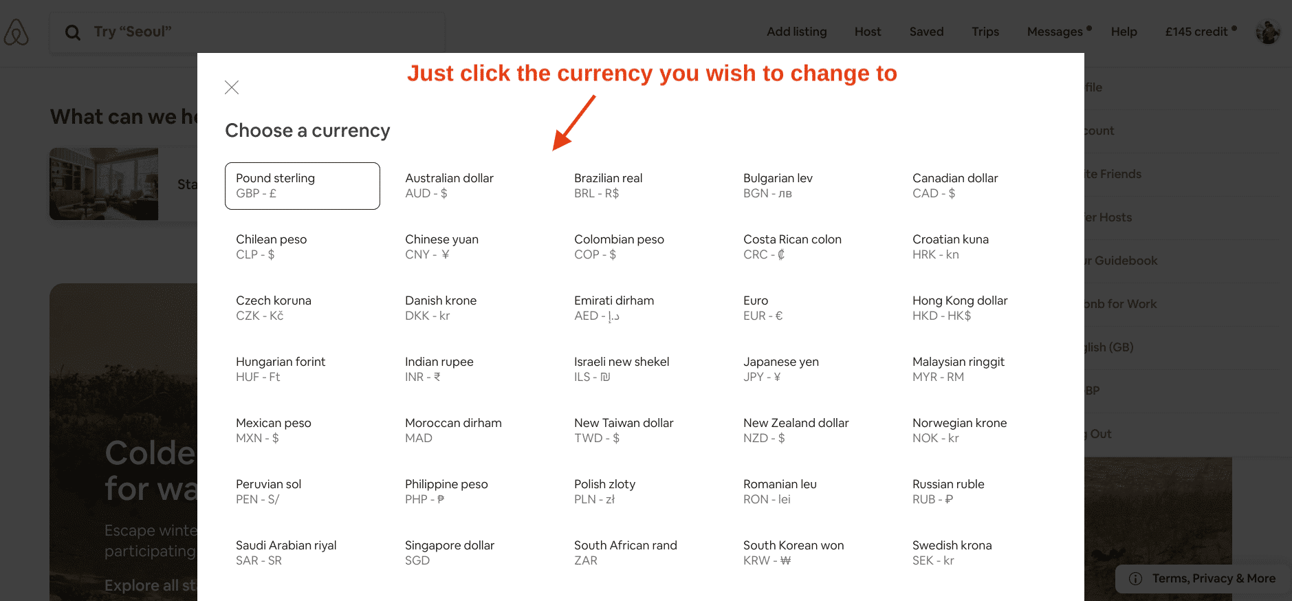 Airbnb Hosting A screenshot of a page with a list of Airbnb hosting courses to choose from.
