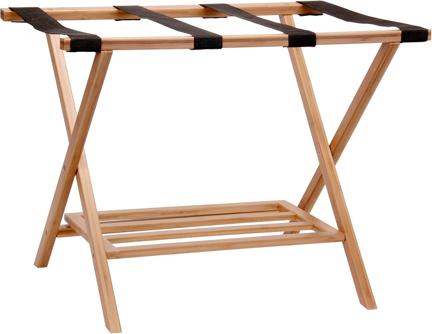 Household Essentials Folding Wooden Luggage Rack β product image