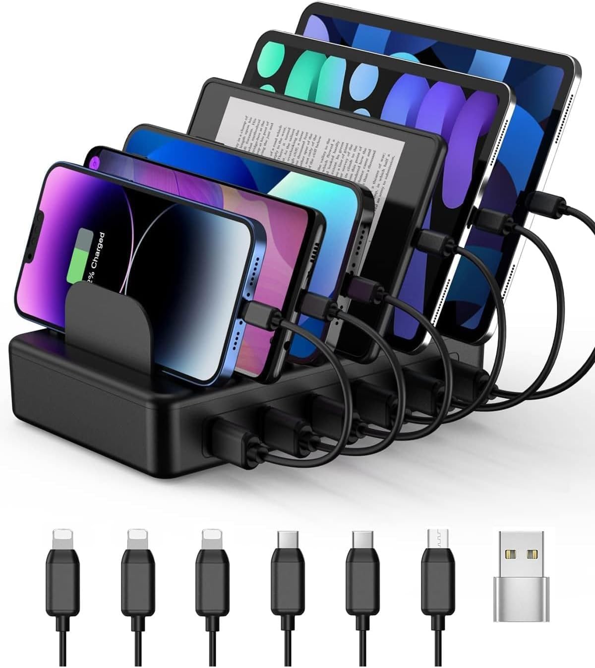 TIDYHOME Charging Station Organizer 5 Ports – product image
