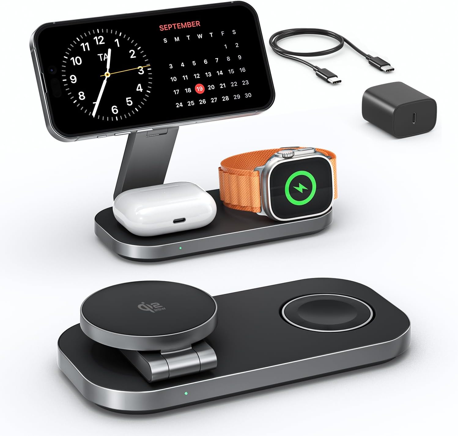 VogDuo 3-in-1 Fast Wireless Charging Station – product image