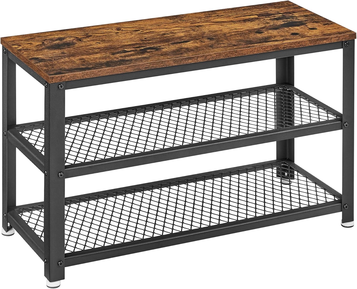 VASAGLE Industrial Shoe Rack Bench – product image