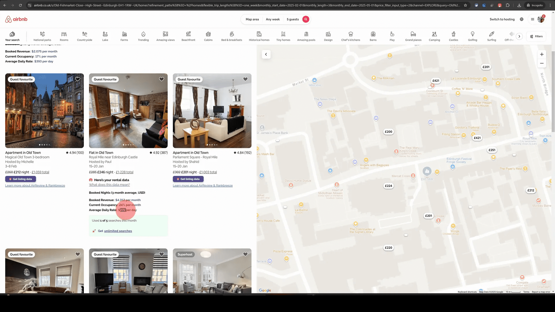 Using the Chrome extension to gather real-time data