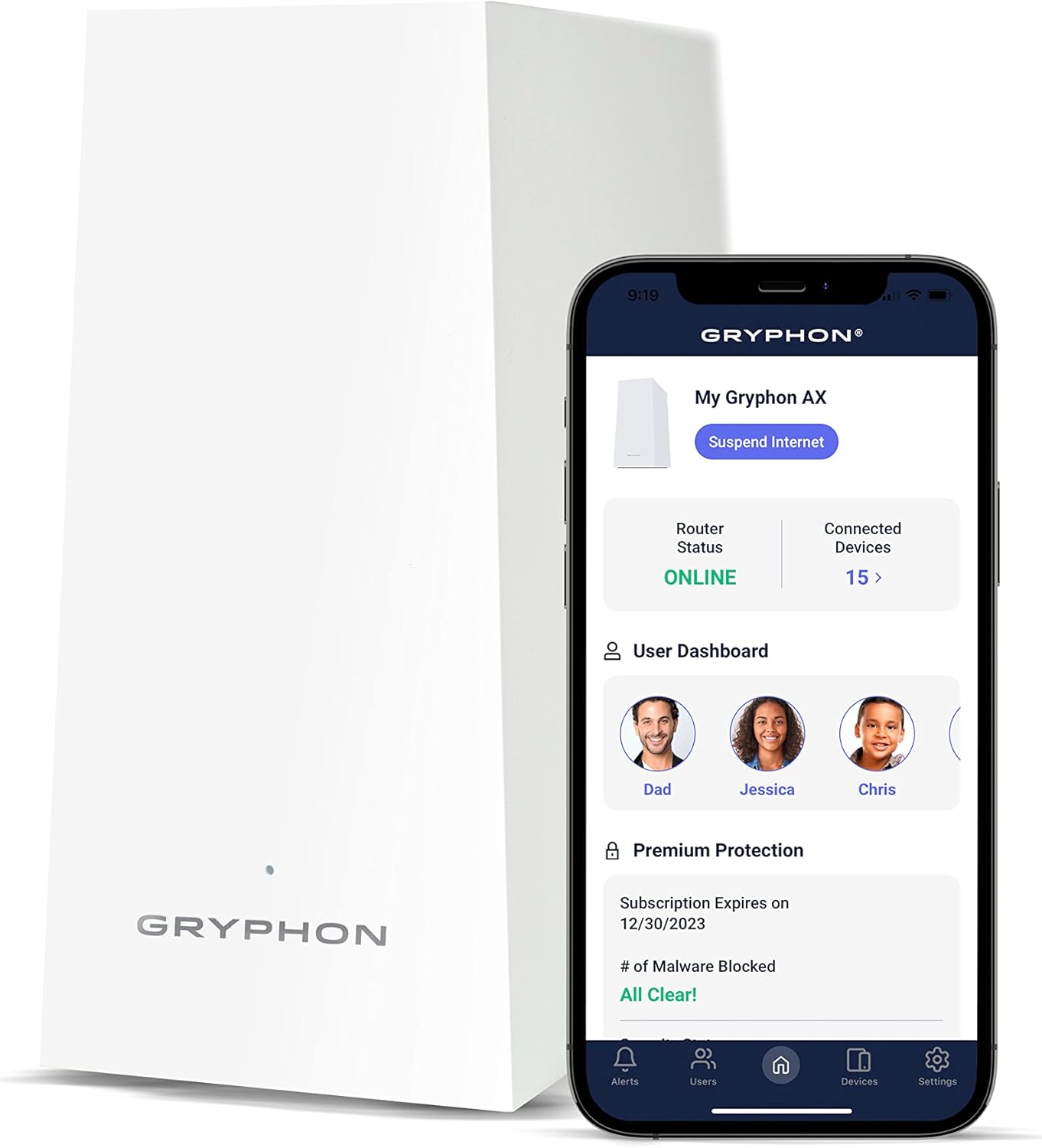 Gryphon AX Parental Control Router – product image
