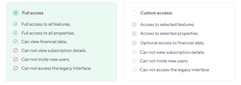 smartbnb user management