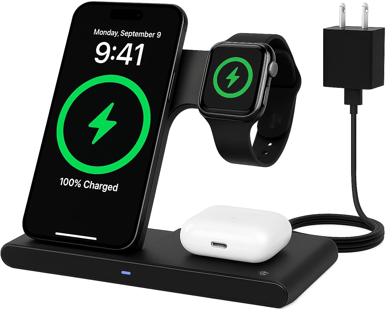 Seneo Wireless Charger, 2-in-1 Detachable Station – product image