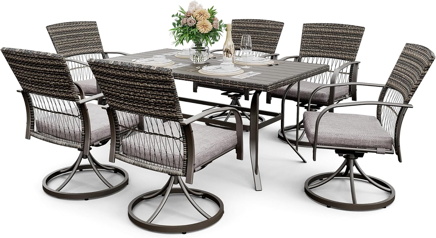 Devoko 9 Pieces Patio Dining Set – product image