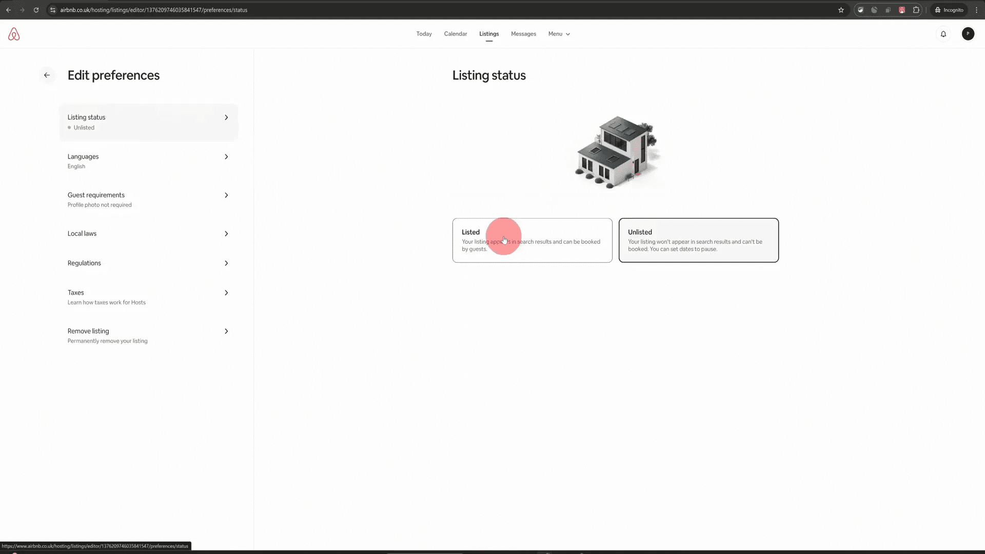 Final review before publishing your Airbnb listing