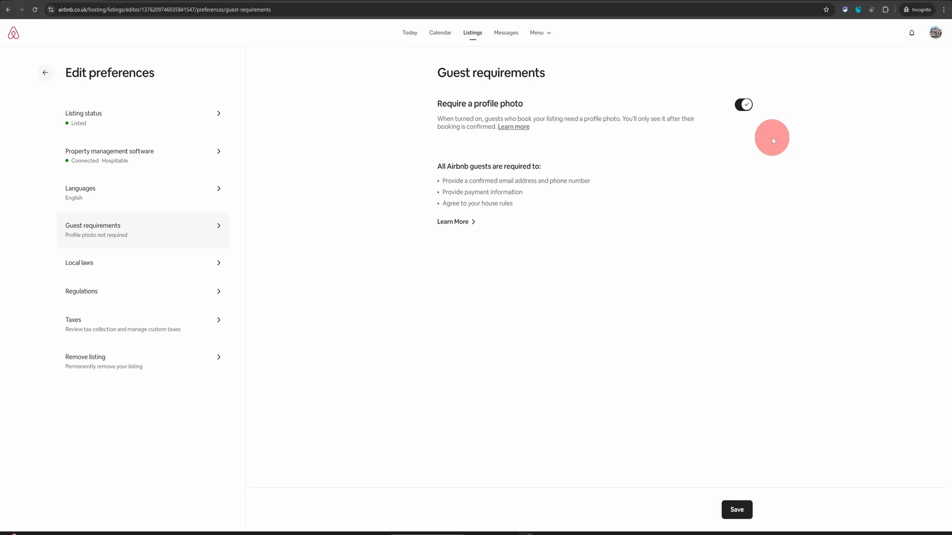 Airbnb verification process
