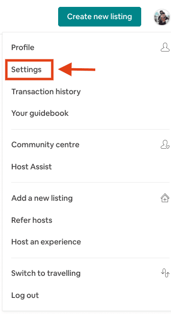 how to deactivate airbnb account