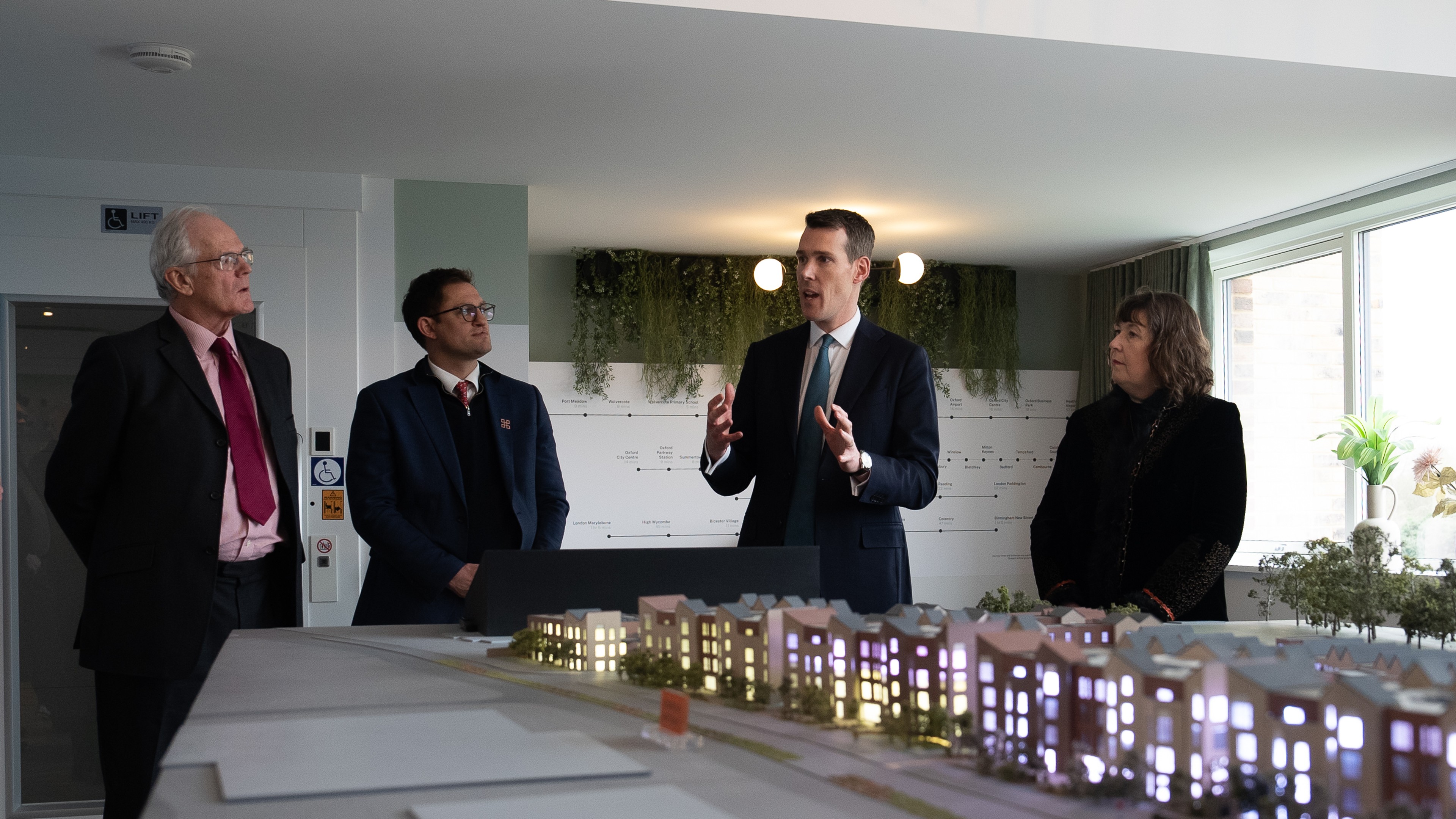 Housing Minister Matthew Pennycook tours Oxford North's Canalside Quarter new homes