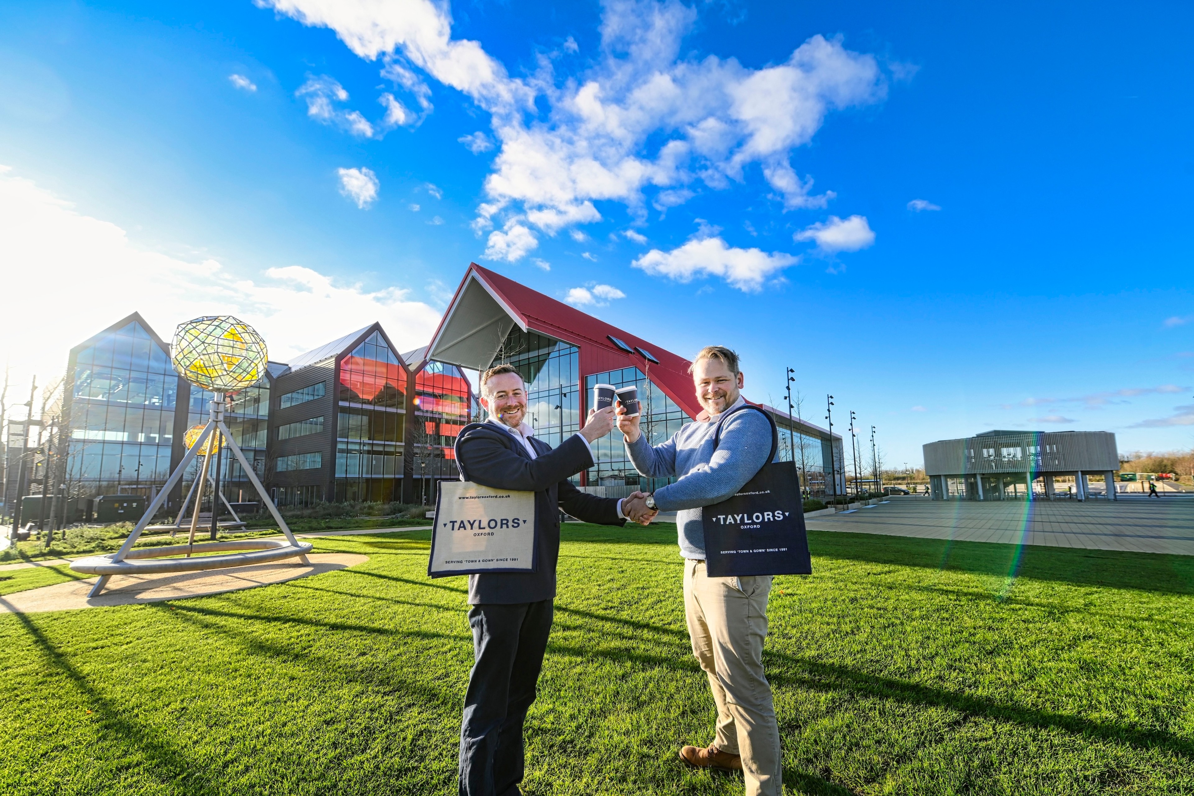 Simon Ruck, Managing Director, Oxford North and Juri Vahala, CEO, Taylors.