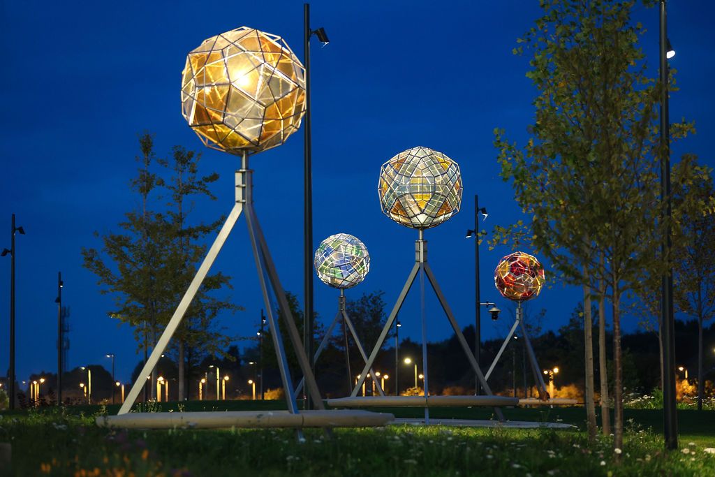 Icelandic-Danish artist Olafur Eliasson's first permanent public