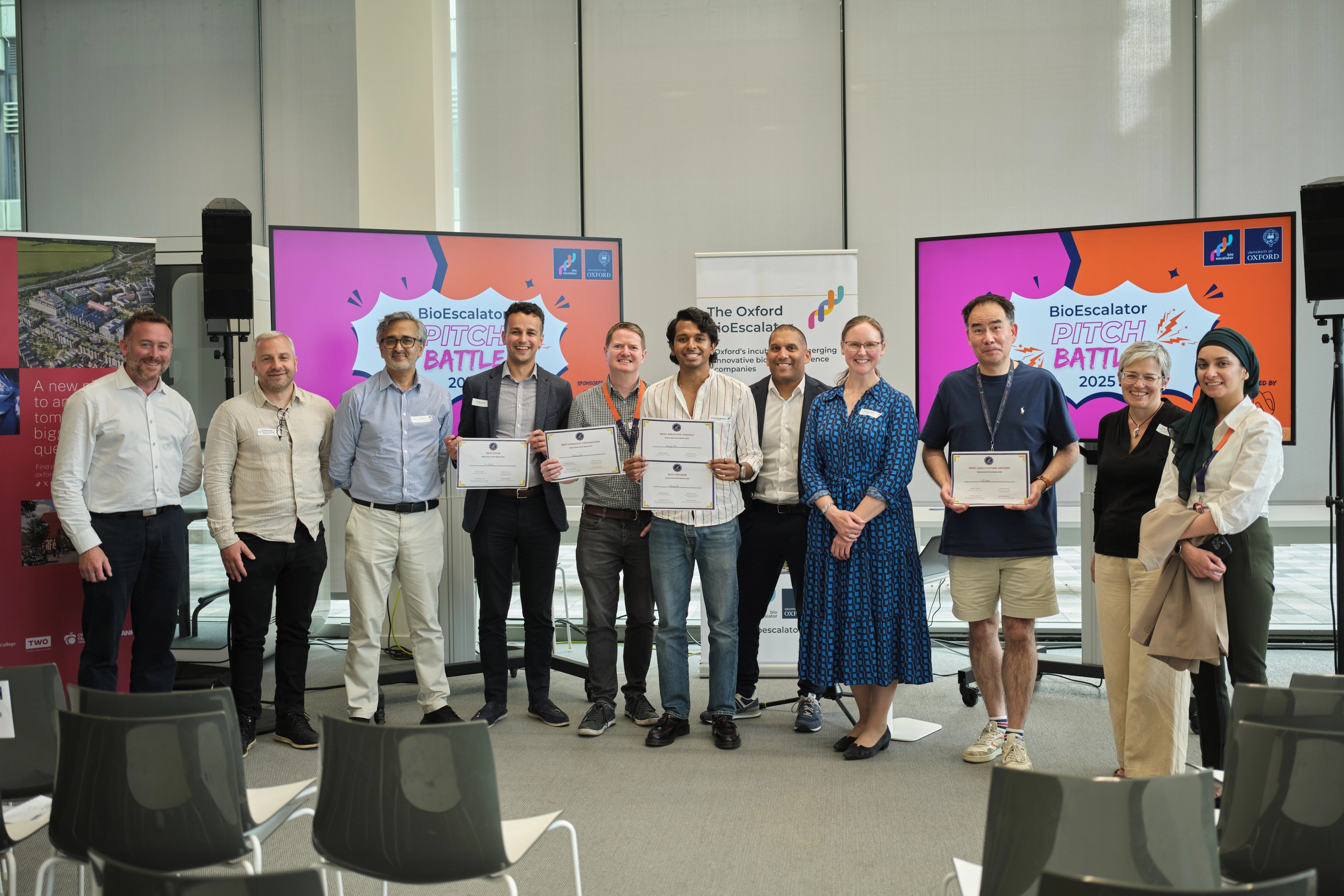 BioEscalator Pitch Battle 2025 sponsored by Oxford North