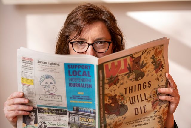 A former reporter for an alternative weekly paper, I like to keep up with the news in Willamette Week.