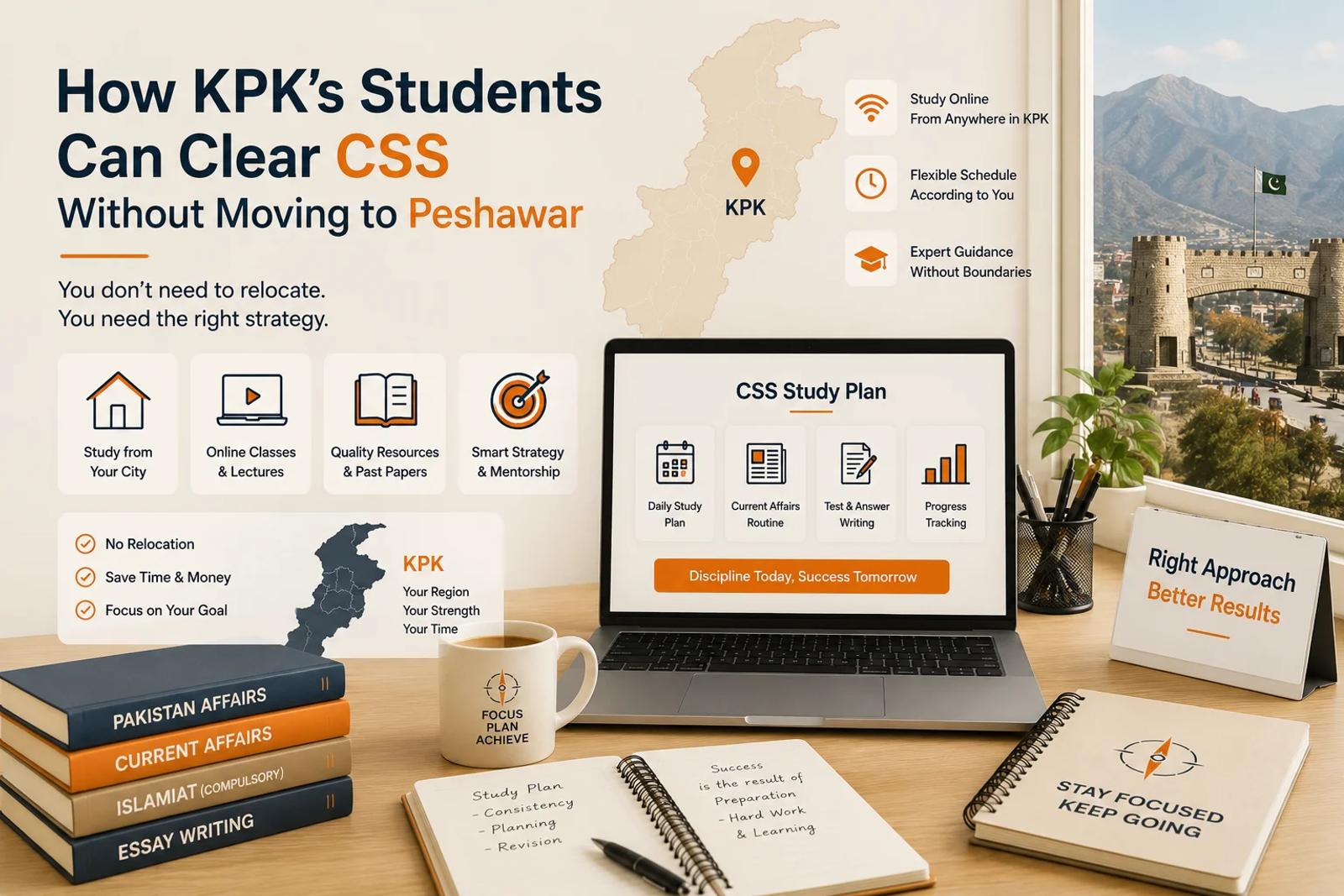 How KPK Students Can Clear CSS Without Moving to Peshawar