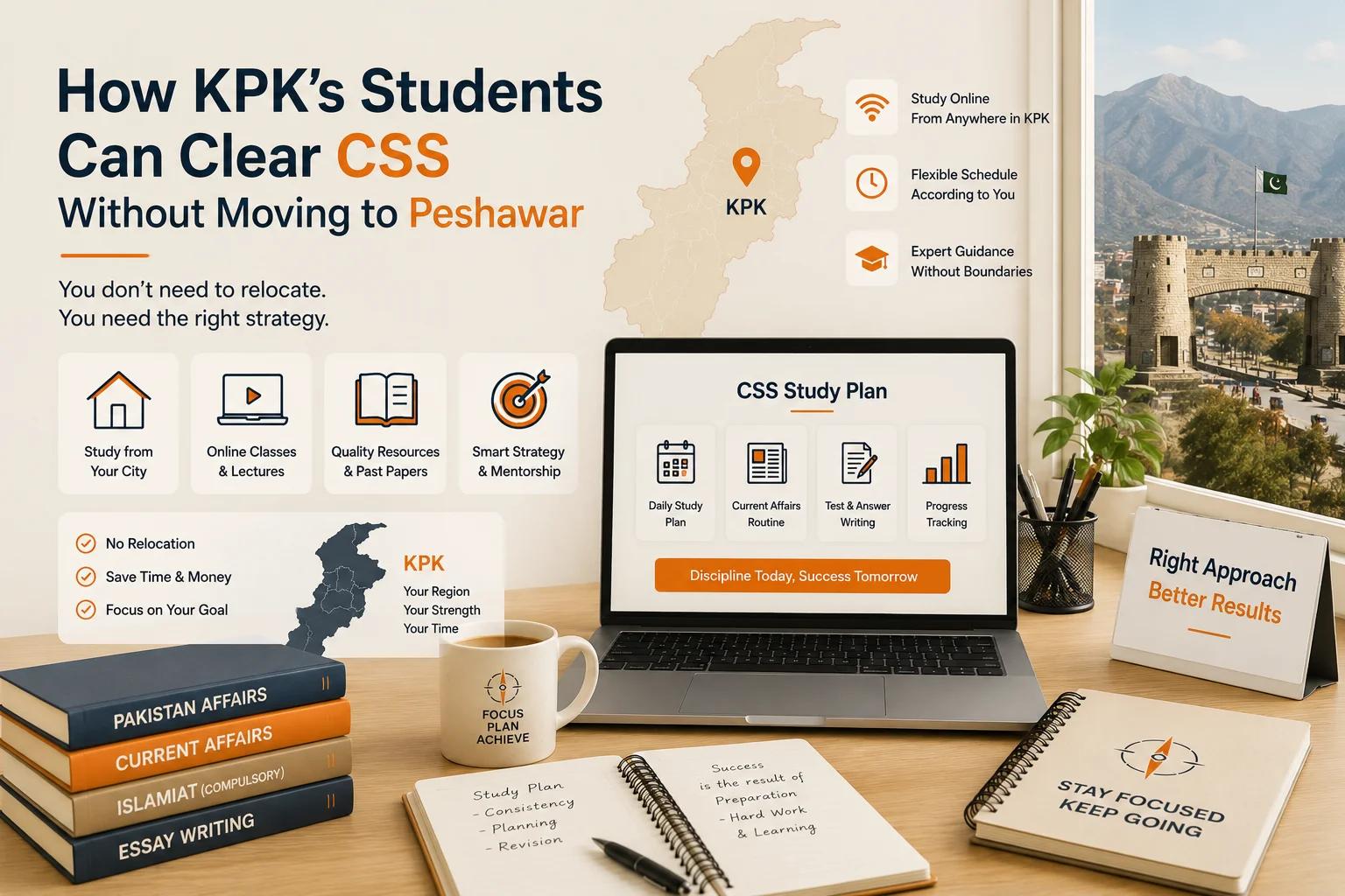 How KPK Students Can Clear CSS Without Moving to Peshawar