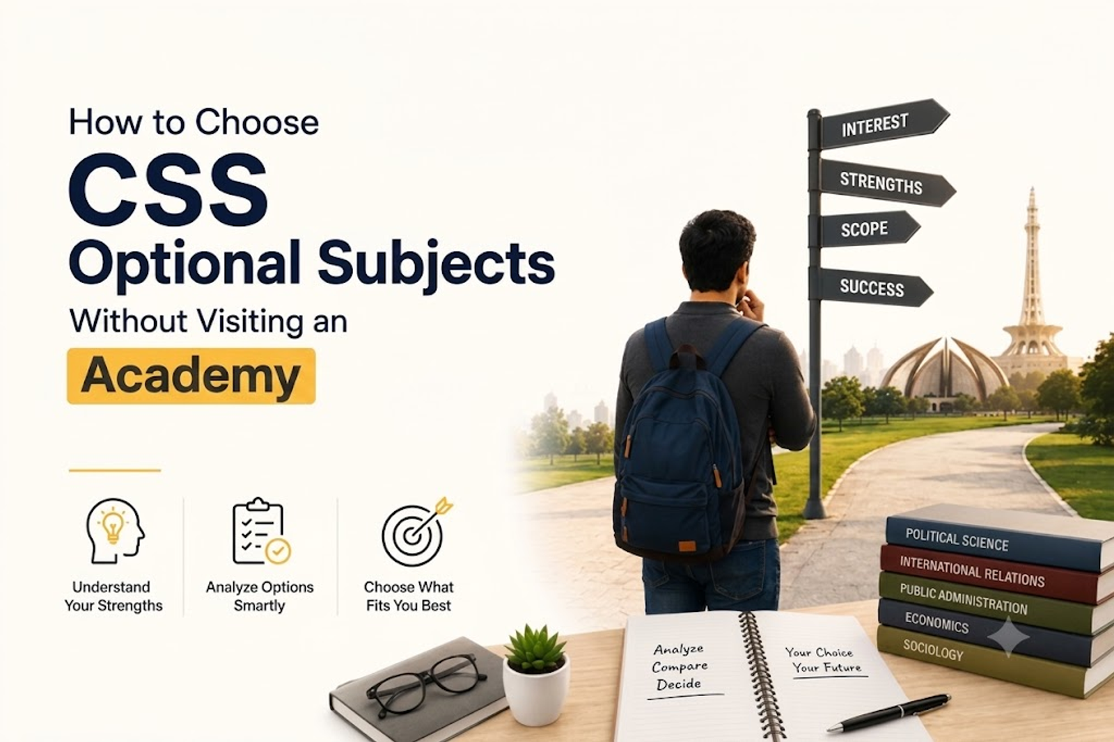 How to Choose CSS Optional Subjects Without a Coaching Center