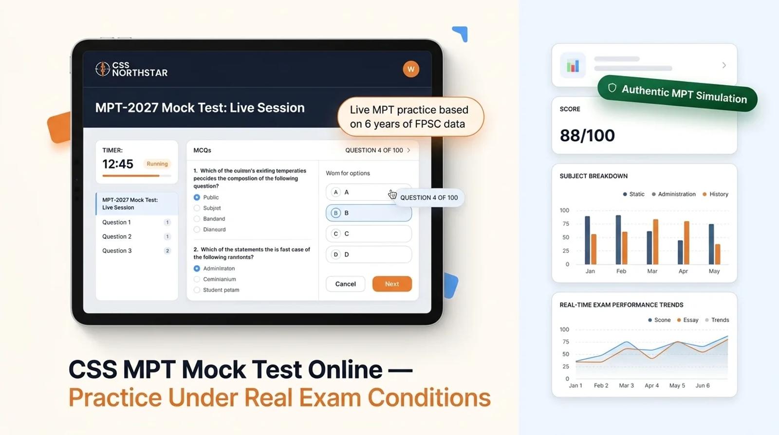 CSS MPT Mock Test Online