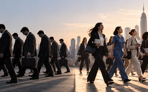 Women now outnumber Men at work but not because Men are getting Fired