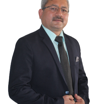 Portrait of counsellor Dr Jitender Chauhan