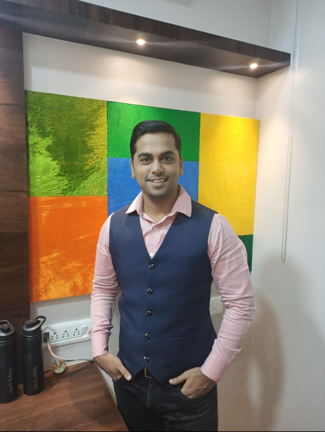 Portrait of counsellor Kumarpal Chheda 