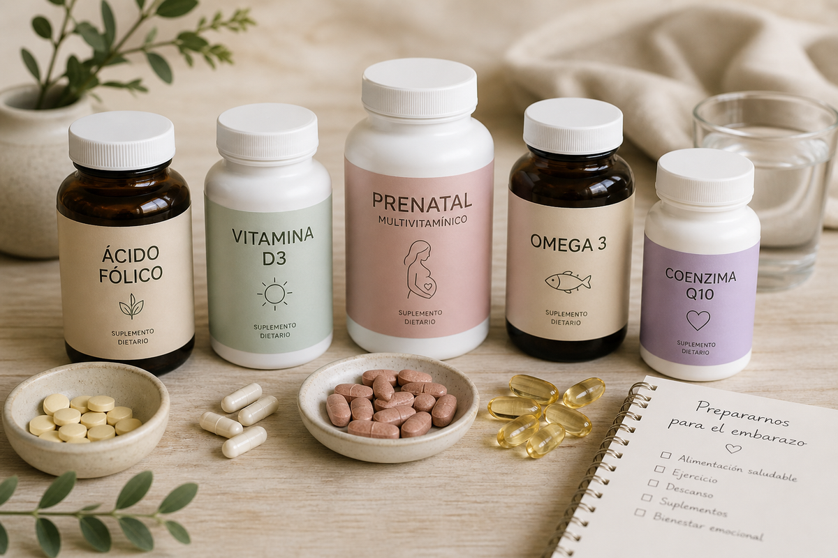 Qué suplementos tomar antes del embarazo: nuestra lista