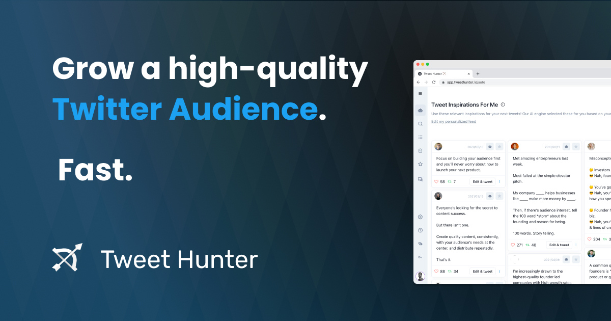 Tweet Hunter cover image