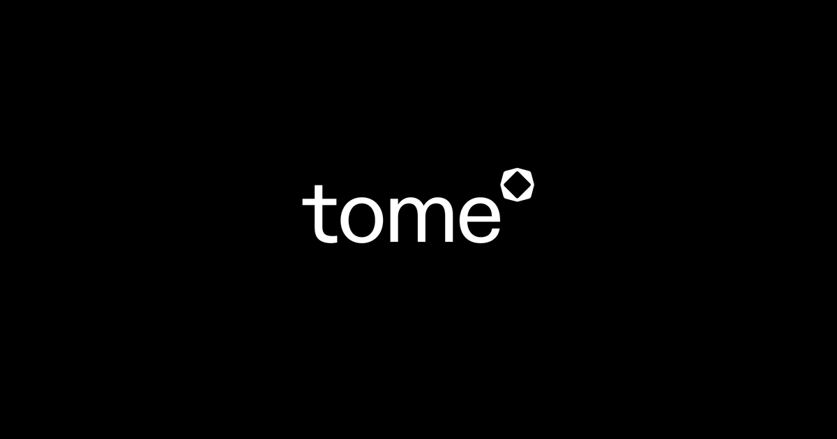 Tome – The AI assistant for sales cover image