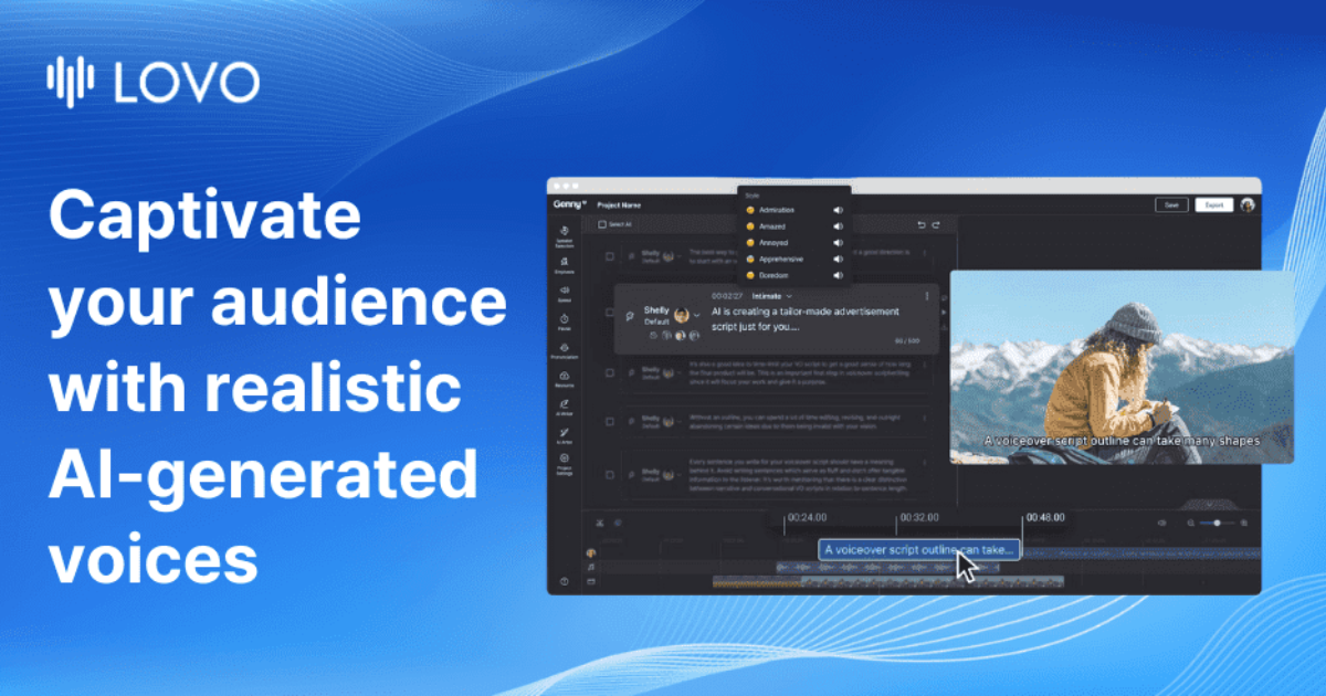 Lovo AI Voice Generator: Realistic Text to Speech & Voice Cloning cover image