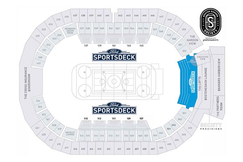 Map of the Ford SportsDeck