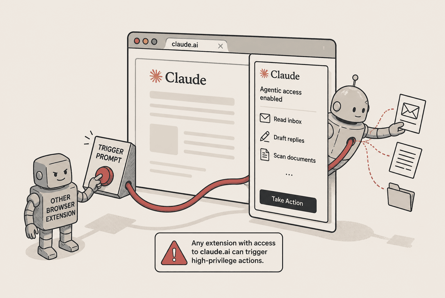 ClaudeBleed Reopened: Browser Extensions Can Still Push Claude for Chrome to Read Your Gmail - Manifold Security