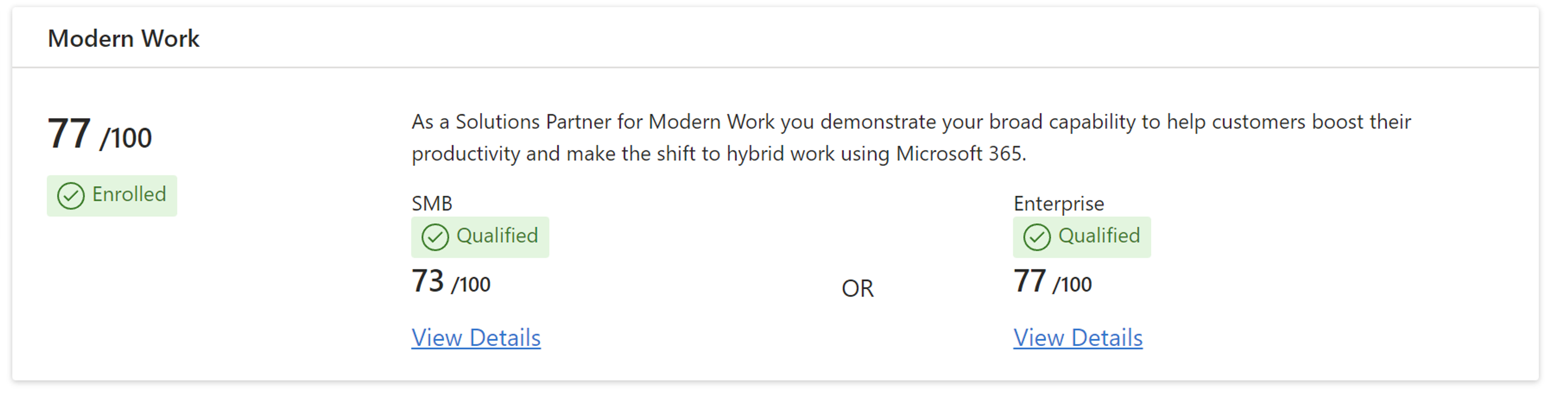 Achieving a Microsoft Modern Work Solution Designations