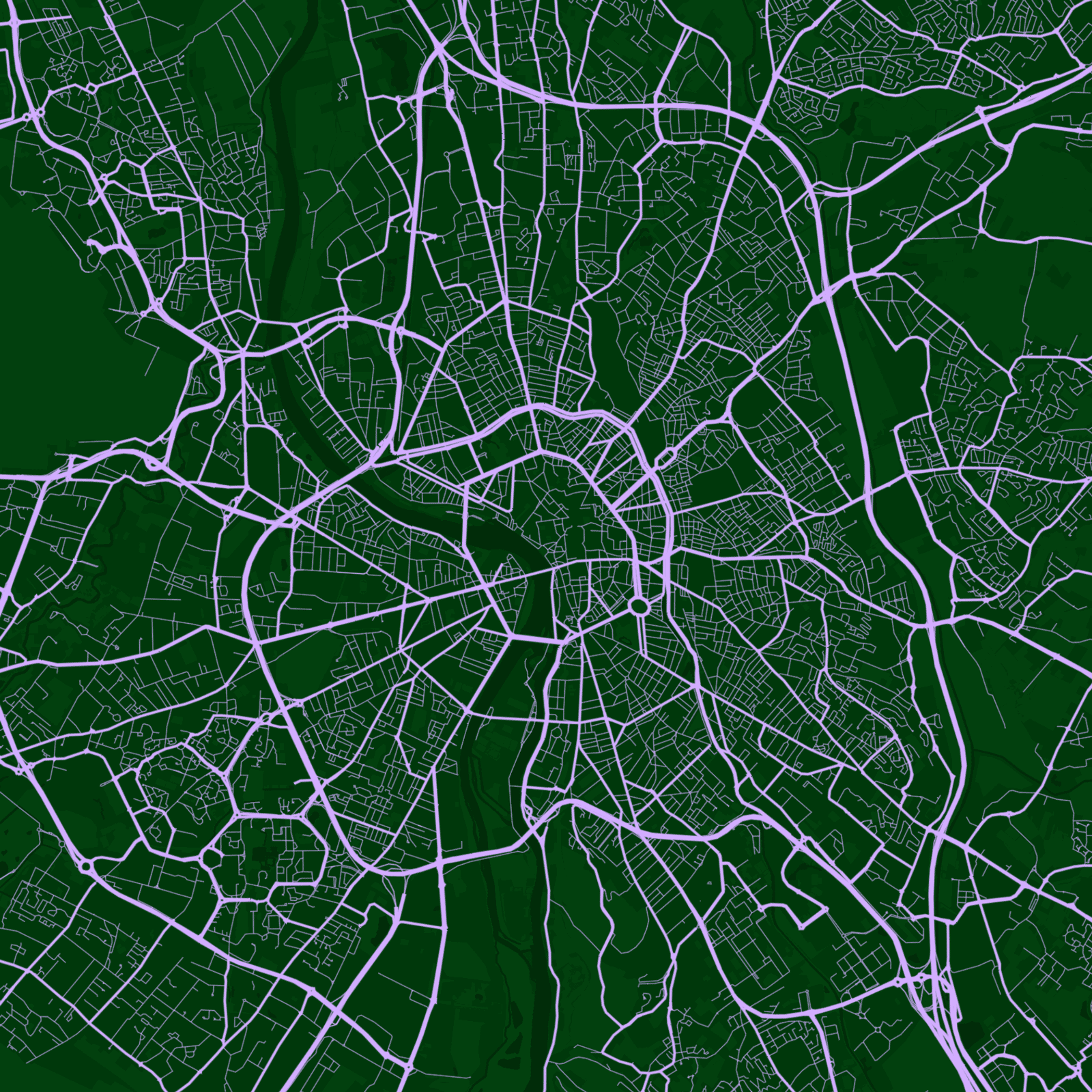 Map of Toulouse, FR