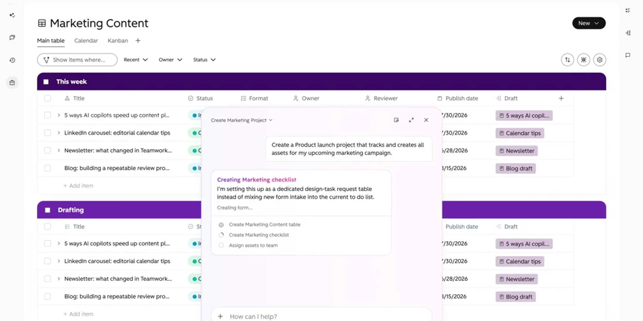HubSpot Work Management